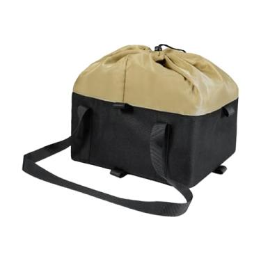 Imagem de menolana Bolsa de cesto para bicicleta, bolsa de bagagem para bicicleta, portátil, estilosa e isolada para transporte de animais de estimação, de carga para