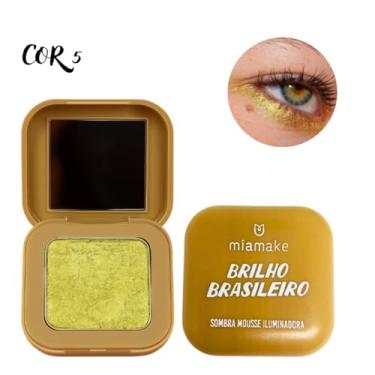 Imagem de Sombra de Mousse Iluminadora Brilho Brasileiro Mia Make 3g (Cor 5)