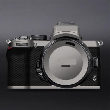 Imagem de Adesivo de capa de câmera Z 50 para Nikon Z50 película protetora de película protetora da pele e resistência ao desgaste Z50 (titânio)