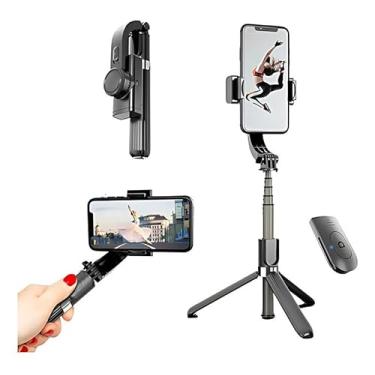 Imagem de Estabilizador E Tripé Gimbal Automático Pau De Self Bluetooh