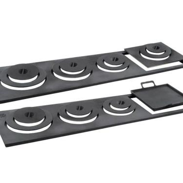 Imagem de Chapa Redução Fogão a Lenha Libaneza 4 Furos com Bifeteira