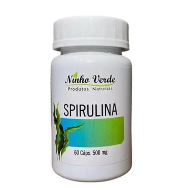 Imagem de Spirulina Ninho Verde  60 Cápsulas de 500 mg  Suplemento Natural Fonte