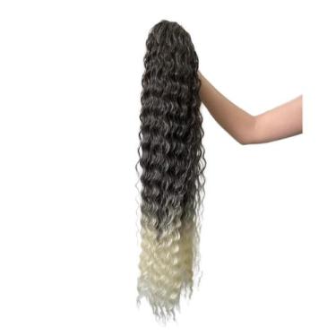 Imagem de Aplique Rabo De Cavalo Cacheado Bio Vegetal 80cm Lindissimo - Mhair, O