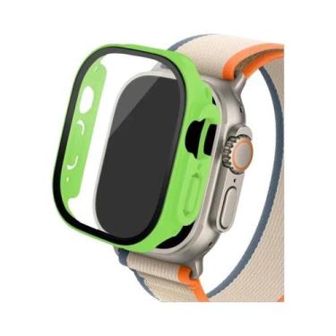 Imagem de Capa Para Apple Watch Ultra 2 De 49mm Com Protetor De Tela De Vidro Te
