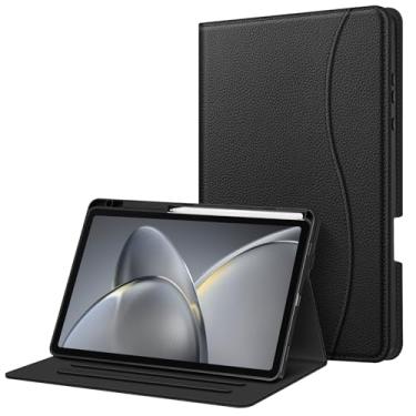 Imagem de Fintie Capa para Samsung Galaxy Tab S11 5G modelo 2025 de 11 polegadas (SM-X730/X736B) com suporte para caneta S, capa traseira de TPU macio com visualização em vários ângulos com bolso, despertar