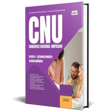 Imagem de Apostila Cnu 2025 Bloco 6 Desenvolvimento Socioeconômico - Apostilas O