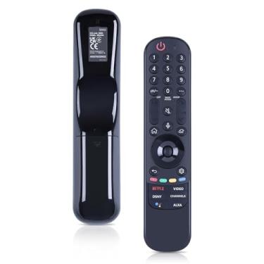 Imagem de Controle remoto AKB76039902 MR22GA IR (sem voz) adequado para LG TV 65UQ7590PUB 65UQ7570PUJ 65UQ7570PUA OLED65C2SW 28LM400B-PU OLED42C2PUA 75QNED85AQA 50UUUU Q90000 PUD sem função de voz e ponteiro