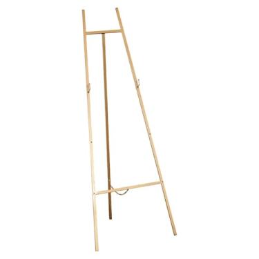 Imagem de Generic Cavalete de pintura ajustável, estável e portátil, em liga metálica, com corrente de suporte. Ideal para pintura, desenho técnico e molduras.