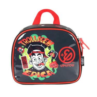 Imagem de Lancheira Infantil Escolar Térmica Enaldinho Trolagem Épica - Luxcel, 