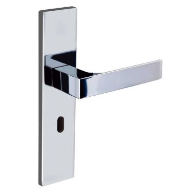 Imagem de Fechadura Interna Reta Espelho S40 Cromado Quadratta Aliança