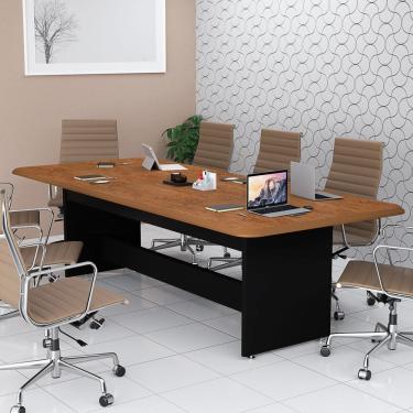 Imagem de Mesa De Reunião Empresarial Para 8 Cadeiras Design Contemporâneo