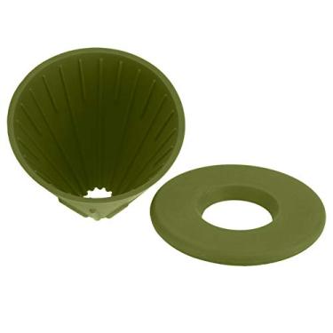 Imagem de Phefop Despeje sobre o Gotejador de café, Filtro de café de Silicone Com Design Fácil de Limpar para Uso Em Escritório Em Viagens Domésticas (Verde)