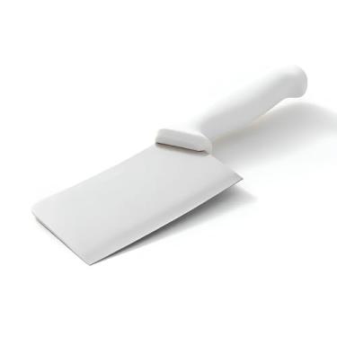 Imagem de Conjunto de Utensílios de Cozinha Profissional em Aço Ionx, Branco, 4 Peças com Cutelo 30cm, Faca para Legumes 18.5cm, Chaira 28cm e Descascador 16cm, Cabo Ergonômico