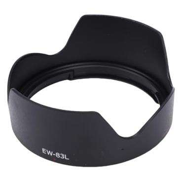 Imagem de Serounder Capa de Lente de Baioneta EW-83L, Parafuso de Metal Em Capa Reversível Sombra Abs Protetor de Lente de Câmera Capa Adequada para Lente Ef 24-70mm F/4l Is Usm