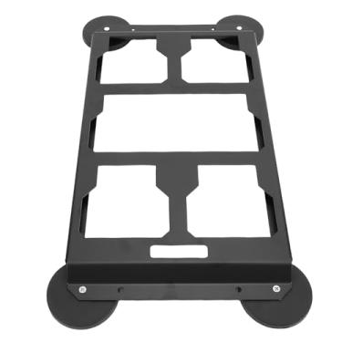 Imagem de SPYMINNPOO Placa de Montagem de Caixa de Ferramentas, Painel de Parede de Alumínio Magnético para Caixas de Ferramentas de Embalagem, Solução de Armazenamento de Garagem para Oficina de Caminhão