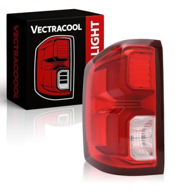 Imagem de VectraCool Luz traseira tipo LED sem monitor de ponto cego lado esquerdo do motorista para Chevrolet Silverado 1500 2016-2018, substituição 84288718 GM2800294
