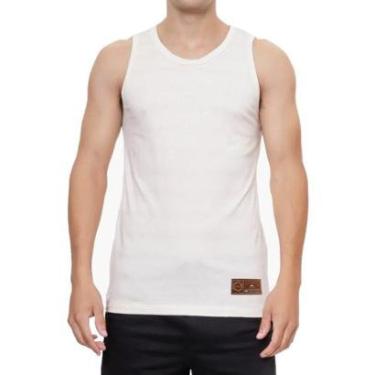 Imagem de Regata HD Regular Surfer H0458 Branco Off-Masculino