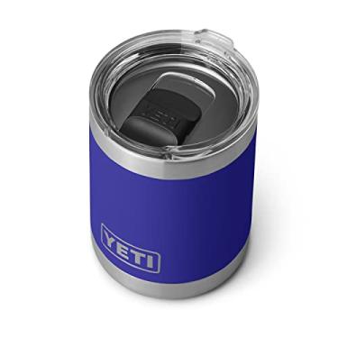 Imagem de YETI Rambler Lowball de 290 ml, isolado a vácuo, aço inoxidável com tampa MagSlider, azul offshore