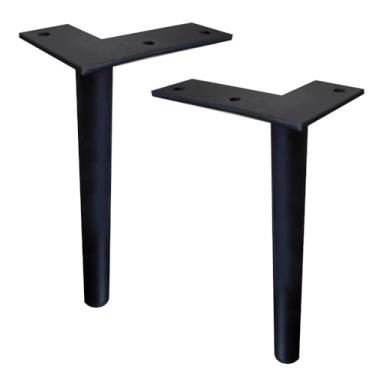 Imagem de KIT 4 Pés Ferro 18cm Lateral Multiuso Casa Decor 200 kg