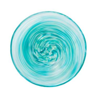 Imagem de Prato de vidro japonês feito à mão de 10 cm - Prato pequeno para sashimi, molhos, aperitivos, joias ou exibição - inspirado na natureza, feito no Japão (1, Wakaba)