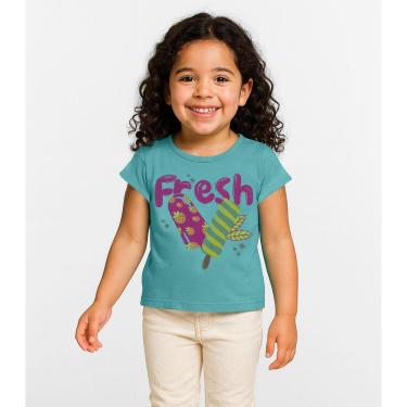 Imagem de Blusa Infantil Menina Infinita Cor Verde-Feminino