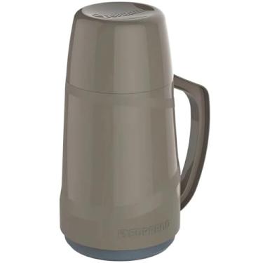 Imagem de Garrafa Térmica 500ml Fendi Ampola de Vidro Plástico Café Chá Cristal Soprano