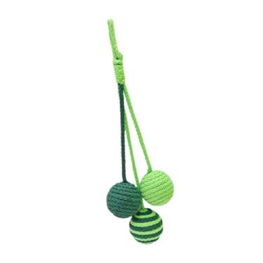 Imagem de Fxzqgnh Brinquedo para Gatos, Bola de Sisal, Bola de Corda, Ideal para Gatos Domésticos, Protege O Sofá E O Chão, Acessório para Animais de Estimação, Brinque, Verde