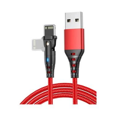Imagem de Cabo USB Rotativo De Carregamento Rápido Para Apple iPhone 14 13 12 11