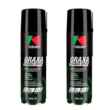 Imagem de Graxa Branca Proteção Spray Lubrificante peças carros motos caminhões 