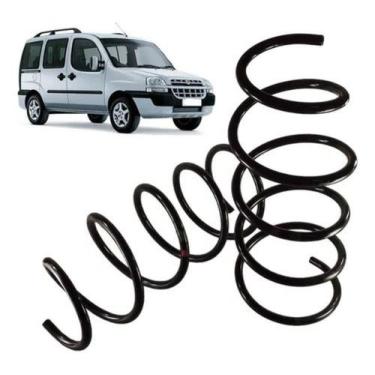 Imagem de Par Mola Dianteira Doblo Adventure 2005 2006 2007 2008 2009 - Loubaque