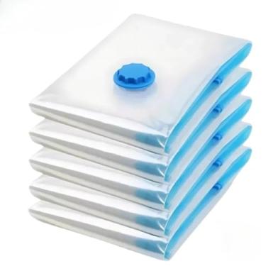 Imagem de Kit 10 Saco a Vácuo + Bomba Elétrica 110v 220v Organização de Roupas Mala Viagem Guarda Roupas(110W,KIT 3 70x110)