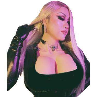 Imagem de ALZRGORA Peitoral de silicone de silicone para seios falsos forma copo C-G para cosplay crossdresser drag queen, Marfim, D Cup Liquid Gel Filler