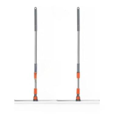 Imagem de Vassoura raspador multi-uso silicone magic vassoura com alça estendida raspador limpar vidro e piso(2)