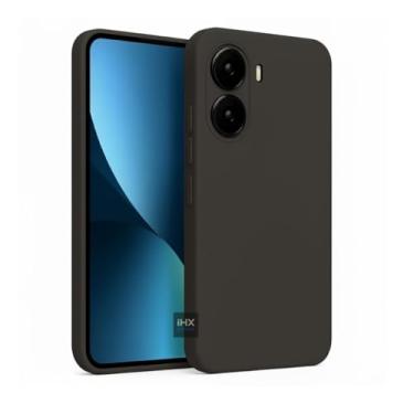 Imagem de Capa Capinha Case Compatível Xiaomi Poco X7 PRO Silicone Aveludada Anti Impacto Reforçada Emborrachado Com Proteção De Câmera Premium (GRAFITE)