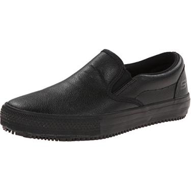 Imagem de Skechers For Work Gibson-Brogna SR slip-on feminino, Preto, 6