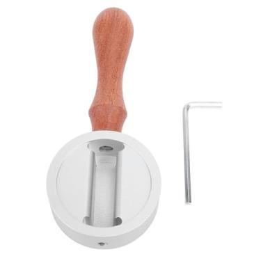 Imagem de Aramox Alavanca de para Máquina de café, Alça de Madeira de Liga de Alumínio, Alavanca de Botão de de Substituição Com Design de Segurança Científica para Barsetto 02S e Petrus 3899