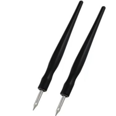 Imagem de Ferramenta de montagem de caneta de montagem de linha de painel para evitar esfregar linha de infiltração ferramenta de hobby DIY (2 peças de caneta de linha de painel preto)