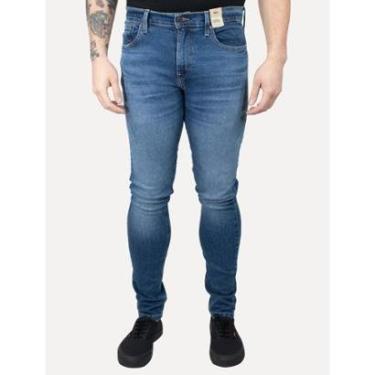 Imagem de Calça Levis Jeans Masculina 512 Slim Taper Brushed Azul-Masculino