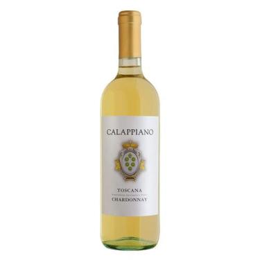Imagem de Vinho Italiano Branco Calappiano Toscana IGT Chardonnay 750ml - 100% C