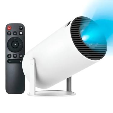 Imagem de Projetor Smart Portátil Full Hd 4k Bluetooth Wifi Branco