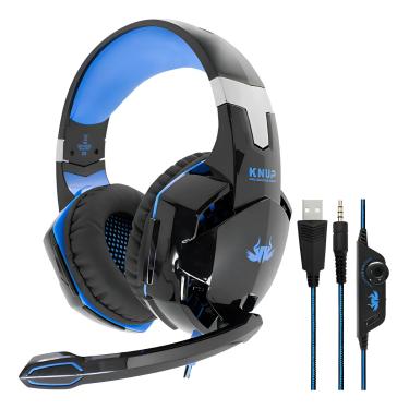 Imagem de Headset Over-Ear Knup com Redução de Ruído Gamer