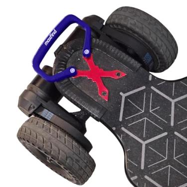 Imagem de maxfind Alça de skate maxfind - compatível com skates elétricos de longboard - liga de alumínio, acessórios de skate impermeáveis e resistentes ao desgaste (azul)