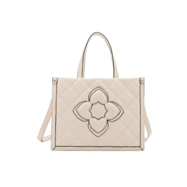 Imagem de Lenna's Bolsa de Mão e Transversal Feminina Shopper Bag Tiracolo Areia