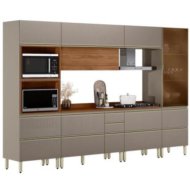 Imagem de Cozinha Modulada 6 Pecas 330 cm MDF DP3301 Demartez
