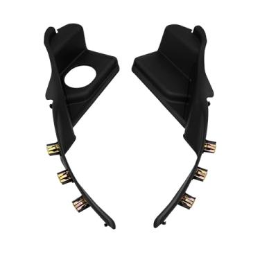 Imagem de OKAY MOTOR 2 peças de grade de painel de limpador de para-brisa (esquerda e direita) para Jeep Grand Cherokee 2016-2022 substituir 55112951AC 55112952AC