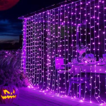 Imagem de Cortina LED String Lights Dazzle Bright 300 Purple 3x3m
