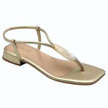 Imagem de Sandália Sua Cia Salto Baixo Feminina 8372-16259-Feminino