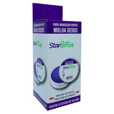 Imagem de Staroffice - Molha dedos (12g) | Fórmula à base de água que não mancha e não é tóxica | Essencial para manuseio rápido e seguro de papéis e documentos