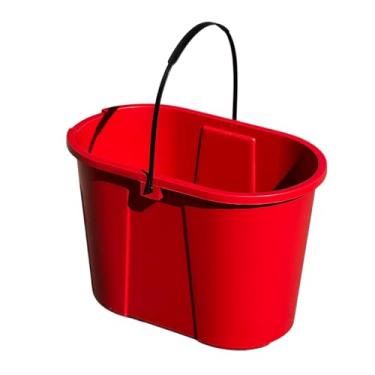 Imagem de Balde Oval 10 Litros - Com Alça Reforçada Para Limpeza, Organização E Uso Geral (Verde)