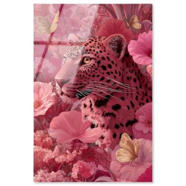 Imagem de Roseate Realm Roamer Impressão acrílica rosa decoração de parede por Art Remedy, pronto para pendurar, 50 x 76 cm